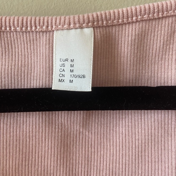 𝅺𝅺⭐️2 FOR $20⭐️ Ruffle Trim Square Neck Pink Long Sleeve Top. SM/M - Picture 12 of 12